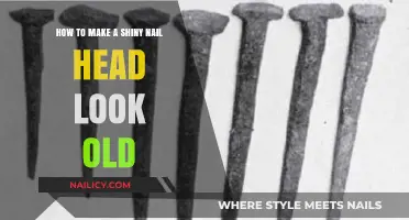 Transforming Shiny Nail Heads: A Vintage Makeover