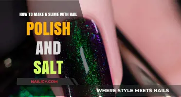 DIY Slime Recipe: Create Gooey Fun with Nail Polish & Salt