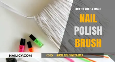 DIY Nail Polish Brush: Crafting a Small, Precise Tool at Home