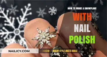 Create Unique Snowflake Art with Nail Polish: Easy DIY Guide