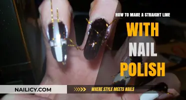 Perfect Straight Lines: Nail Polish Techniques for Flawless Designs