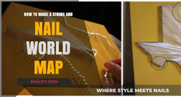 Creating a String and Nail World Map: DIY Guide
