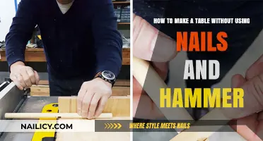 Crafting Stable Tables: A Nail-Free, Hammer-Free Approach