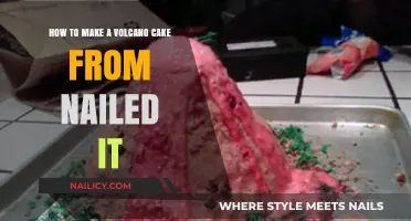 Creating a Volcanic Eruption Cake Like Nailed It