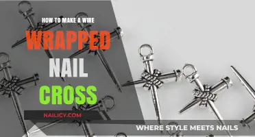 Creating a Wire-Wrapped Nail Cross: A Step-by-Step Guide