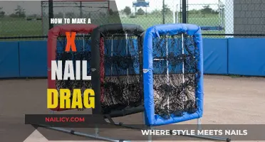 Creating a Striking X Nail Drag Design