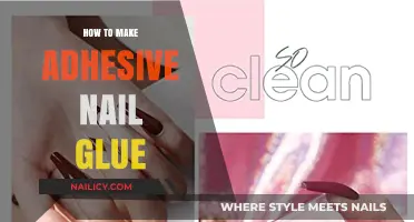 Creating Adhesive Nail Glue: A Simple DIY Guide