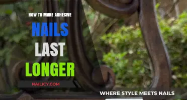 Adhesive Nails: Making Them Last
