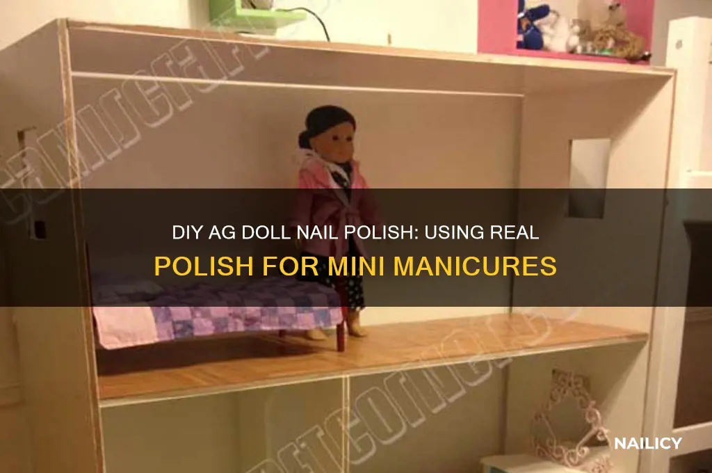 how to make ag doll nail polish with rael polish
