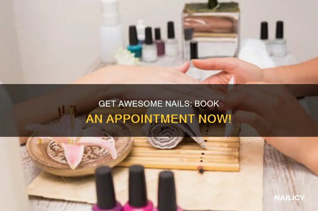 how to make an appointment for awesome nails shrewsbury
