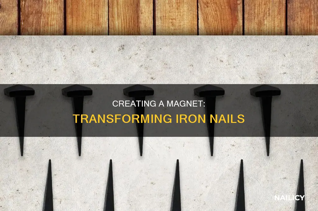 how to make an iron nail into a magnet