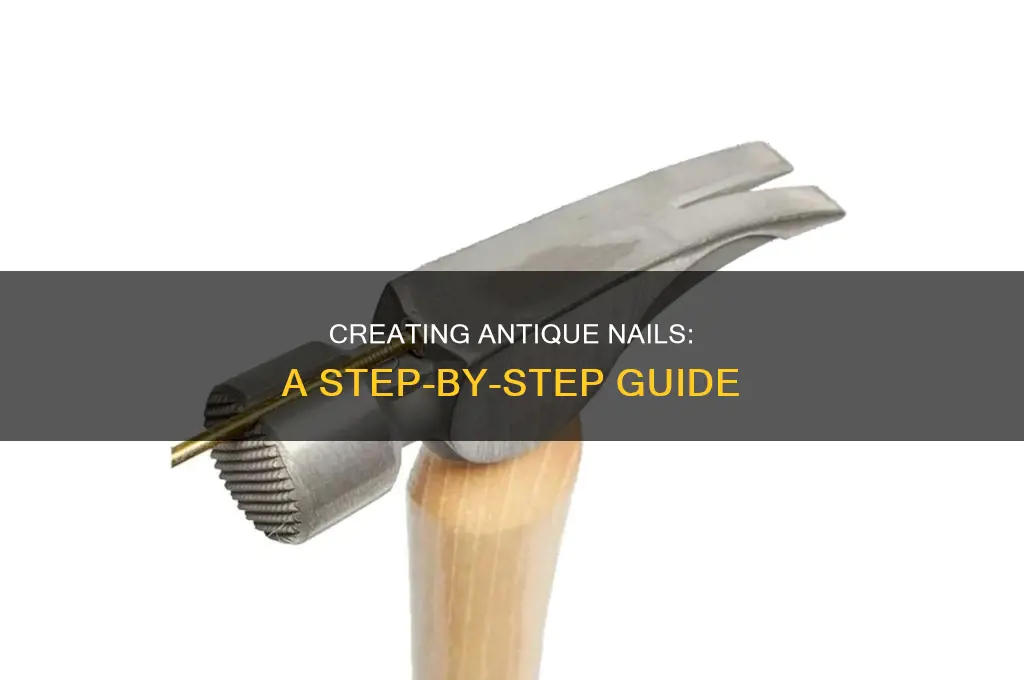 how to make antique nails