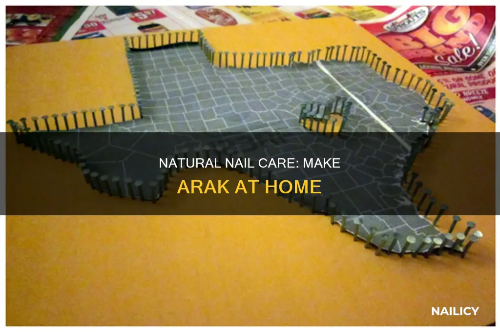 how to make araq for nails at home