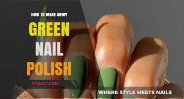 DIY Army Green Nail Polish: Easy Steps for Military-Inspired Manicures