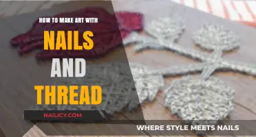 Create Intricate Nail and Thread Art