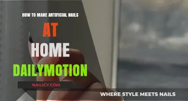 Creating Artificial Nails: A DIY Home Guide