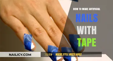 DIY Artificial Nails: Tape Method