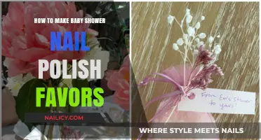 DIY Baby Shower Nail Polish Favors: Creative & Easy Craft Ideas