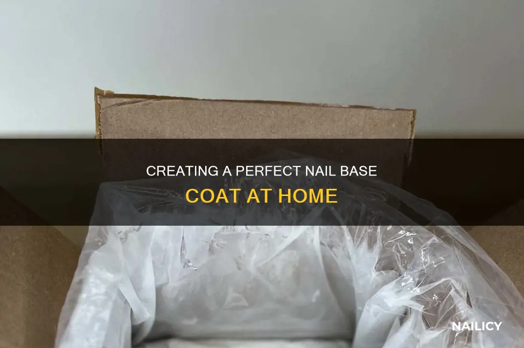 how to make base coat for nails