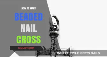Creating Beaded Nail Crosses: A Simple Guide