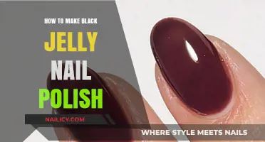 DIY Black Jelly Nail Polish: Easy Steps for Glossy, Sheer Nails