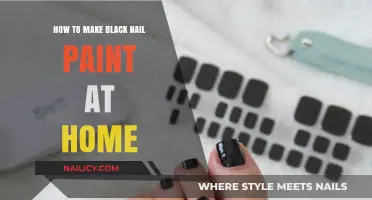 DIY Black Nail Paint: Easy Home Recipe