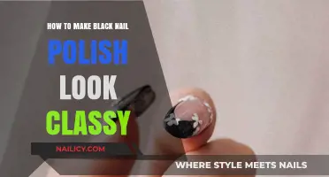 Elevate Your Style: Tips for Classy Black Nail Polish Looks