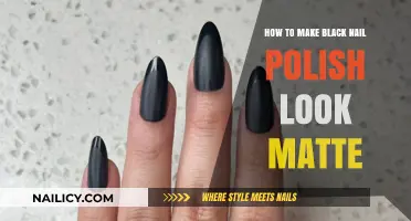 Achieve Matte Black Nails: Easy DIY Tips for a Velvet Finish