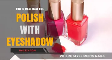 DIY Black Nail Polish: Transform Eyeshadow into Stunning Manicures