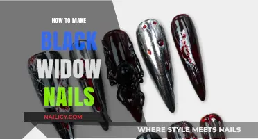 Creating Black Widow Nails: Step-by-Step Guide