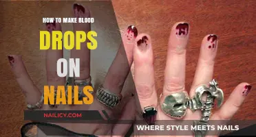 Creating Spooky Blood-Drop Nails for Halloween