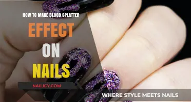 Creating Realistic Blood Splatter Nails at Home
