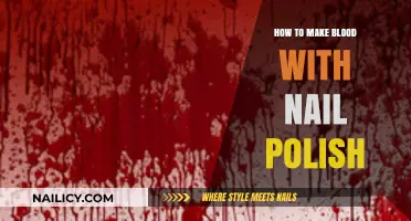 DIY Blood Effect: Create Realistic Blood with Nail Polish