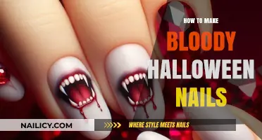 Spooky Bloody Nails: A Halloween Tutorial