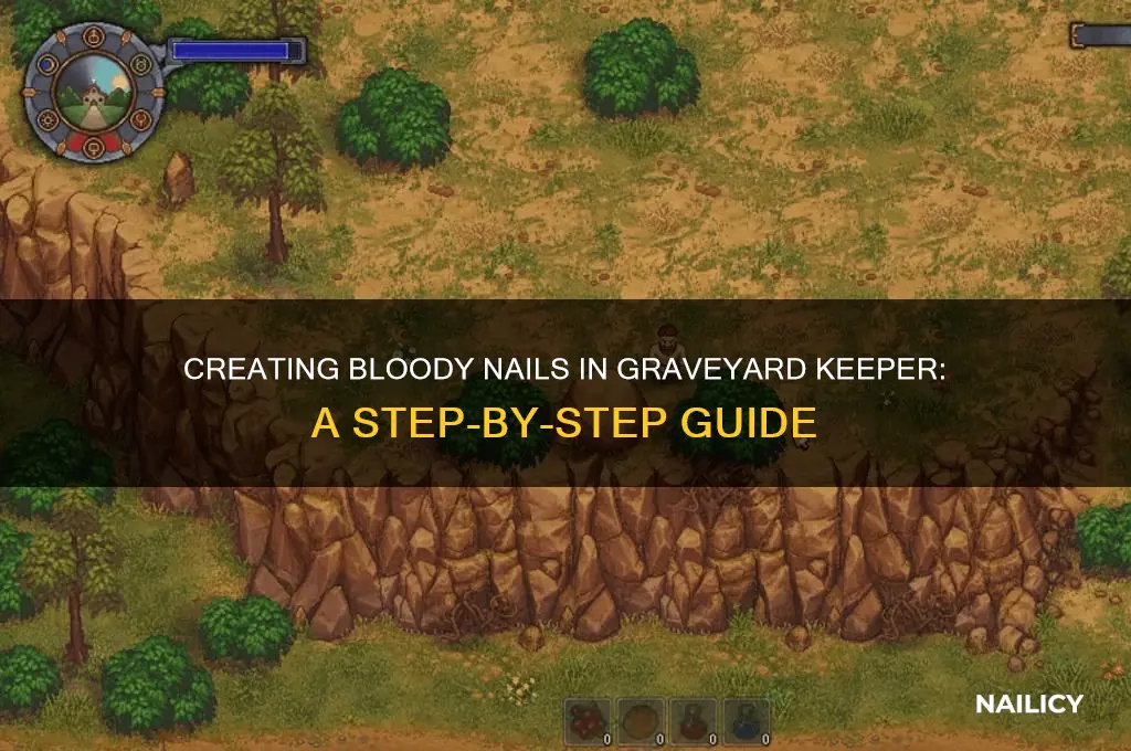 how to make bloody nails in graveyard keeper