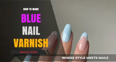 Creating Vibrant Blue Nail Varnish: A Simple Guide