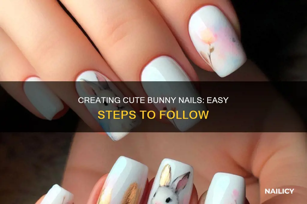 how to make bunny on nails