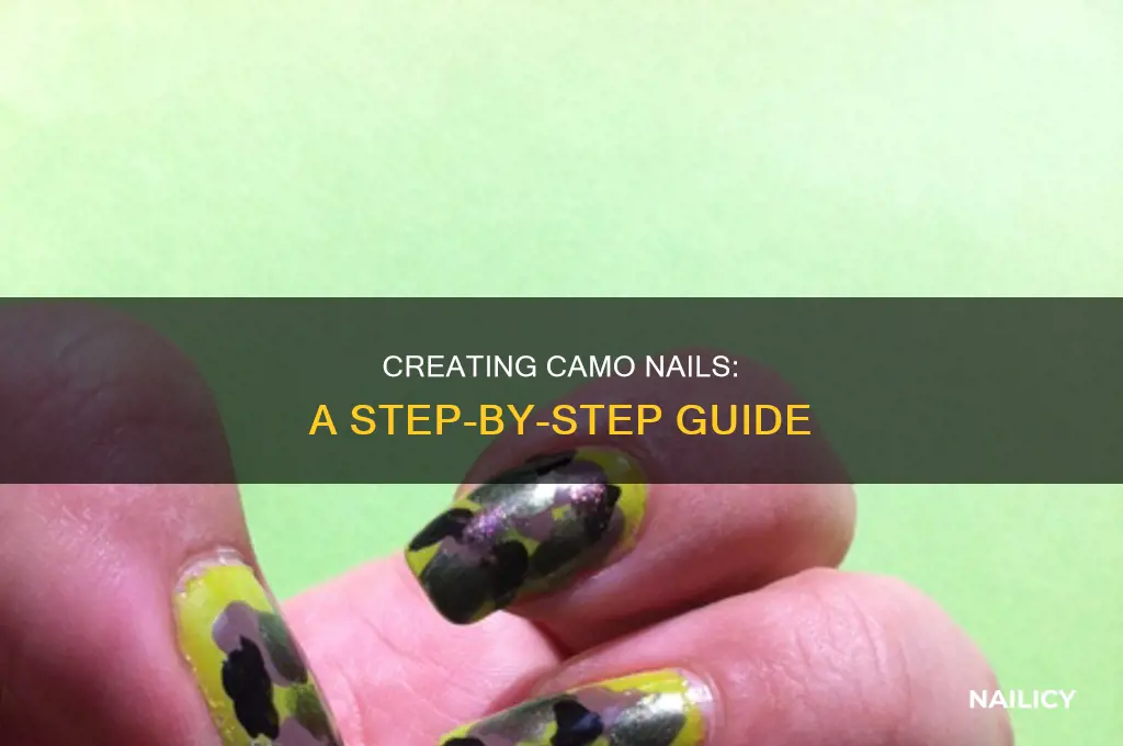 how to make camo nails