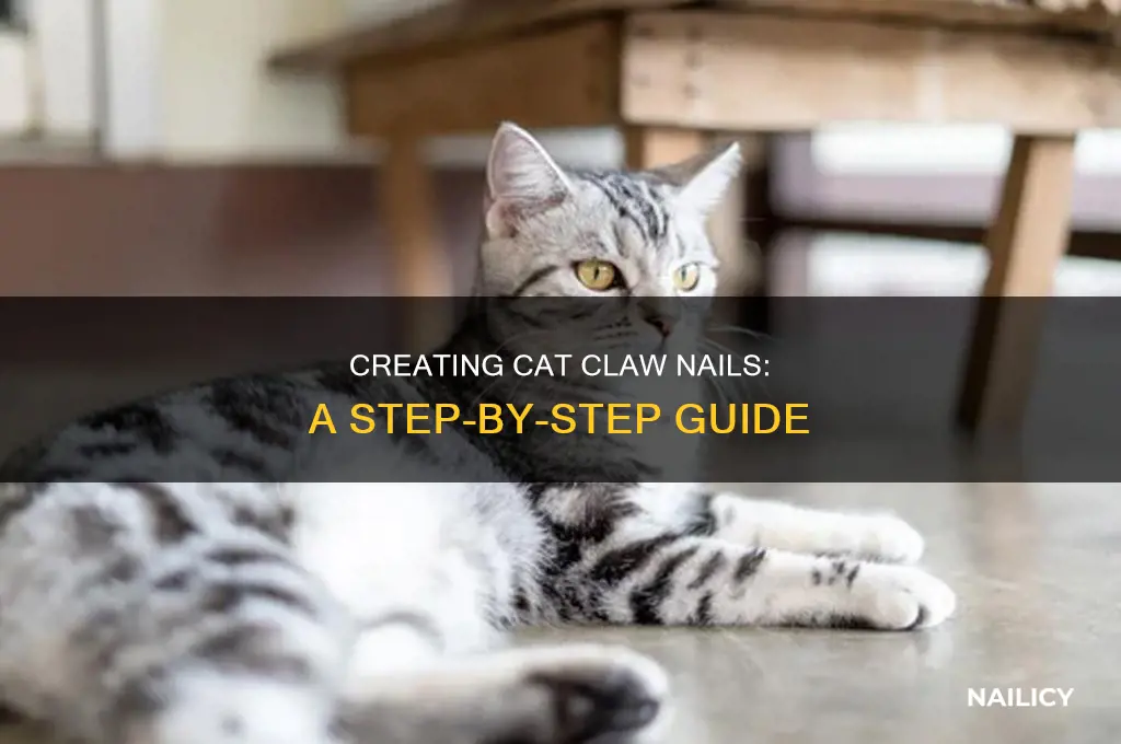 how to make cat claw nails