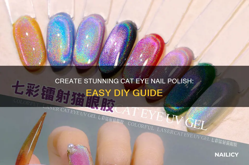 how to make cat eye nail polish