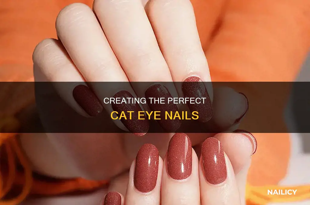 how to make cat eye nails