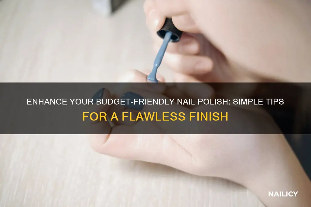 how to make cheap nail polish better