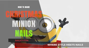 Festive Minion Nails: A Christmas Tutorial