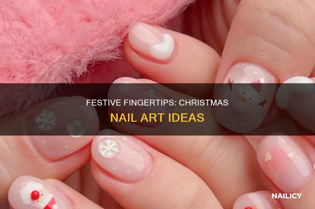 how to make christmas nail art
