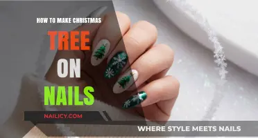 Create Festive Christmas Tree Nail Art