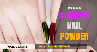 Creating Chrome Nail Powder: A Simple DIY Guide