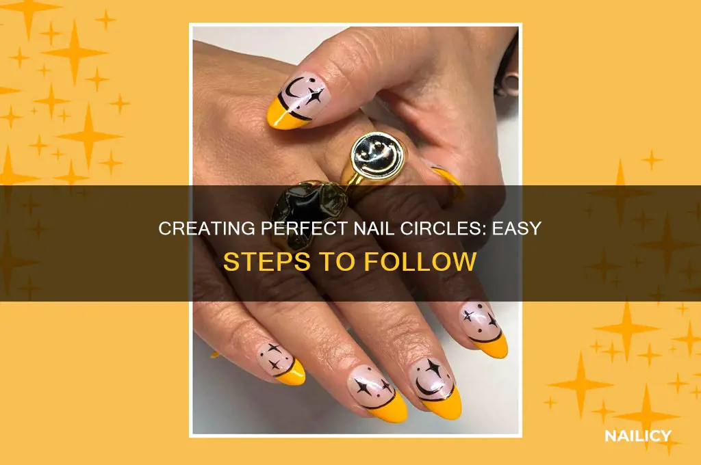 how to make circles on nails