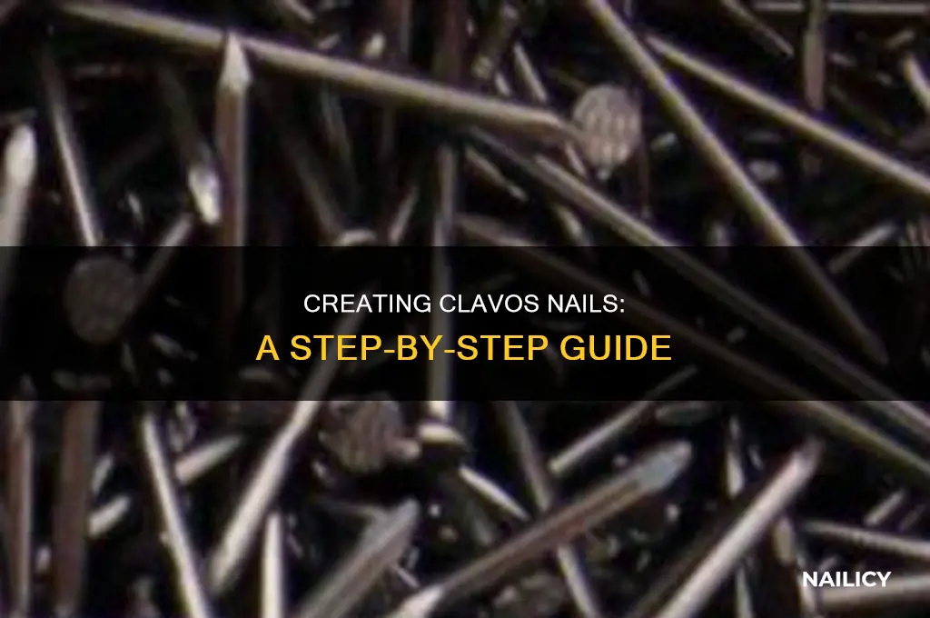 how to make clavos nails