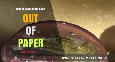 Creating Stunning Claw Nails with Paper