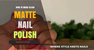 DIY Clear Matte Nail Polish: Easy Steps for a Perfect Finish
